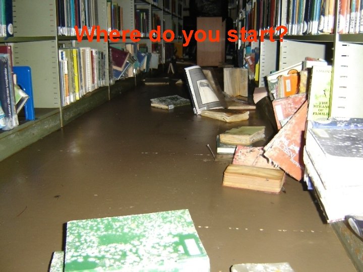 Where do you start? 