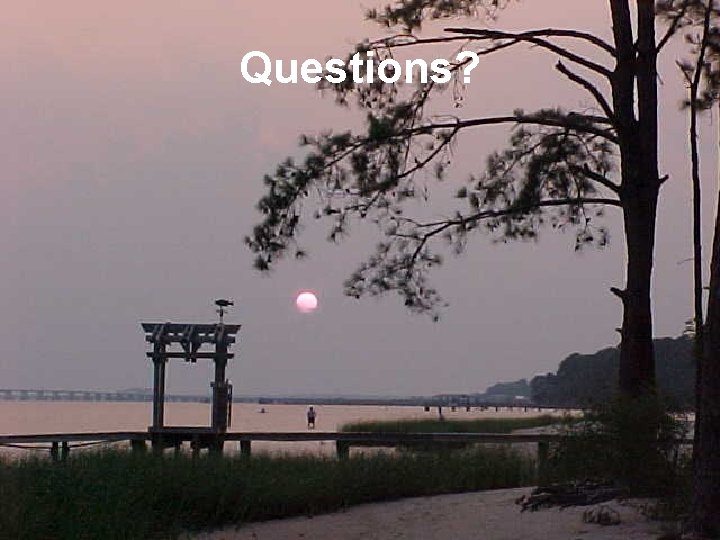 Questions? 