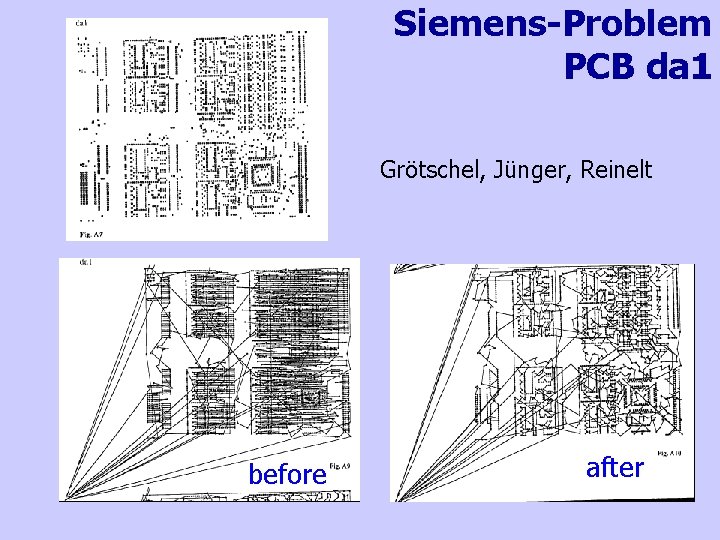 Siemens-Problem PCB da 1 Grötschel, Jünger, Reinelt before after 