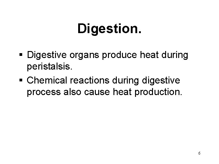 Access Human Biology Temperature Regulation 1 Heat Production