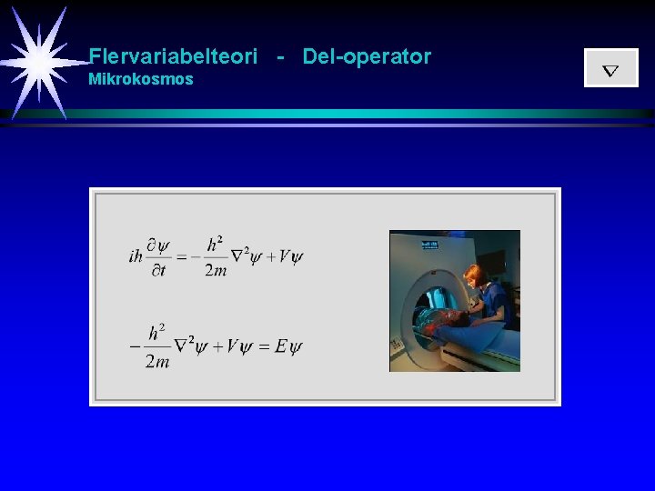 Flervariabelteori - Del-operator Mikrokosmos 