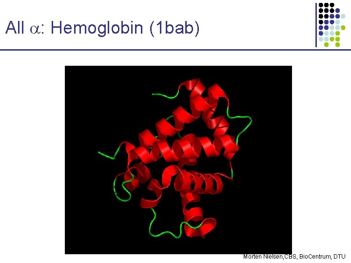 All a: Hemoglobin (1 bab) Morten Nielsen, CBS, Bio. Centrum, DTU 
