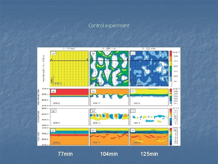 Control experiment 77 min 104 min 125 min 