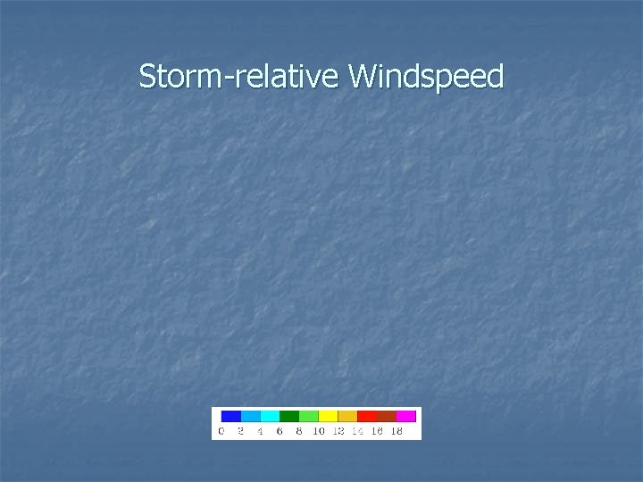 Storm-relative Windspeed 
