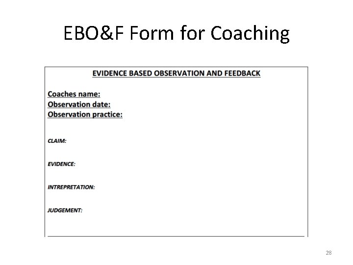 EBO&F Form for Coaching 28 