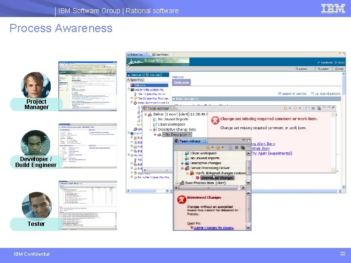 IBM Software Group | Rational software Process Awareness Project Manager Developer / Build Engineer