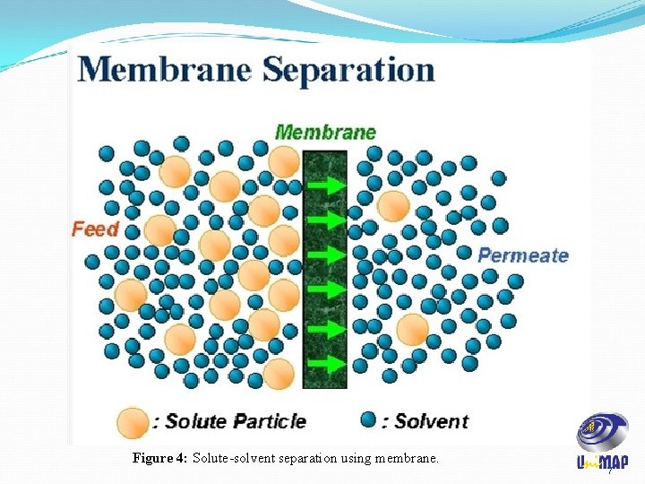 Figure 4: Solute-solvent separation using membrane. 7 Figure 4: Solute-solvent separation using membrane. 7