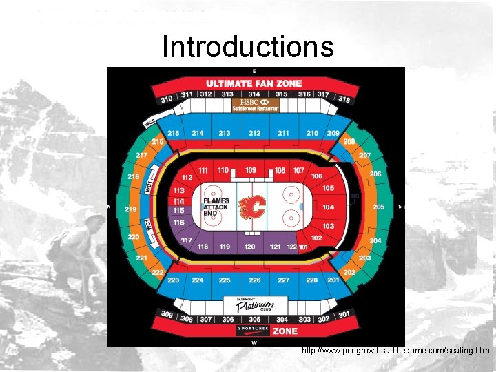 Introductions http: //www. pengrowthsaddledome. com/seating. html 