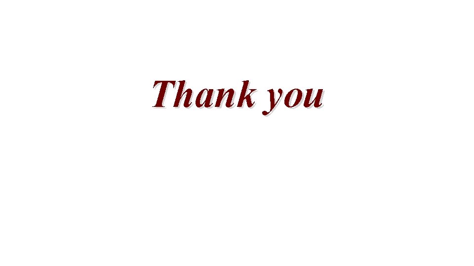 Thank you Thank you
