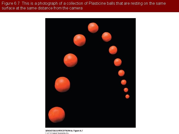 Figure 6. 7 This is a photograph of a collection of Plasticine balls that