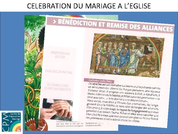 CELEBRATION DU MARIAGE A L’EGLISE 