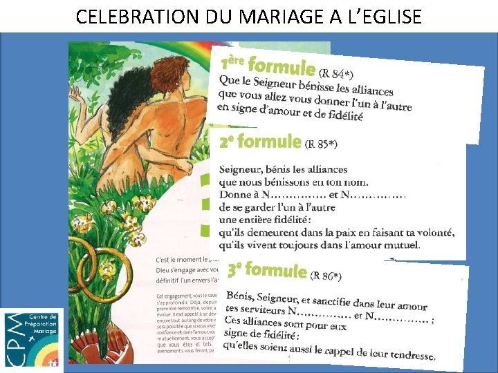 CELEBRATION DU MARIAGE A L’EGLISE 