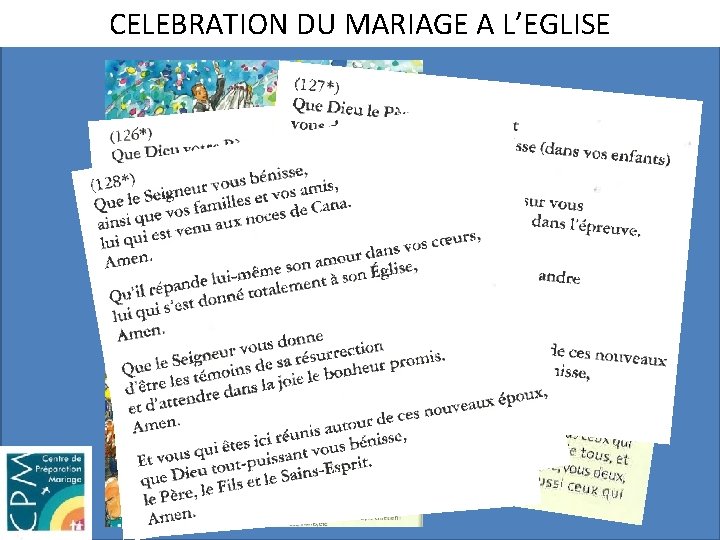 CELEBRATION DU MARIAGE A L’EGLISE 