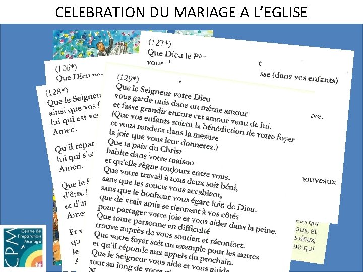 CELEBRATION DU MARIAGE A L’EGLISE 