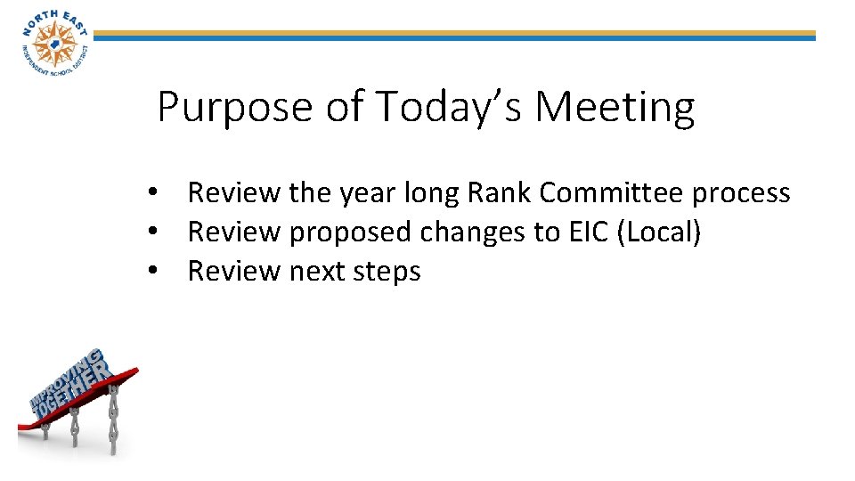 Purpose of Today’s Meeting • Review the year long Rank Committee process • Review