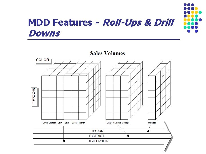 MDD Features - Roll-Ups & Drill Downs 
