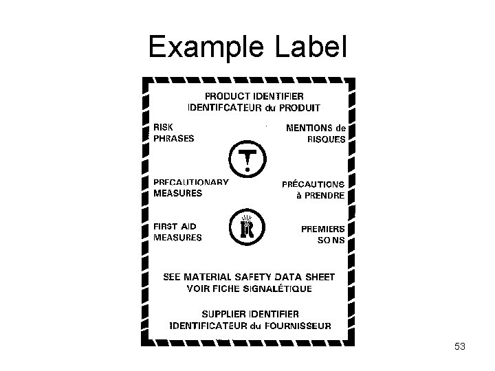 Example Label 53 