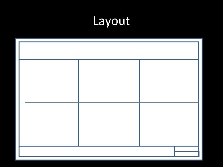 Layout Design Brief NAME Brief and Survey 