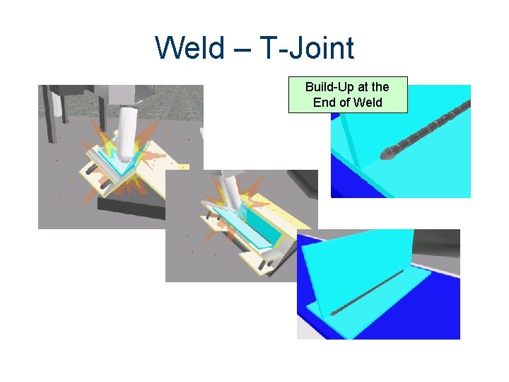 Weld – T-Joint Build-Up at the End of Weld 