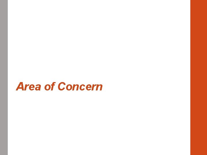 Area of Concern 