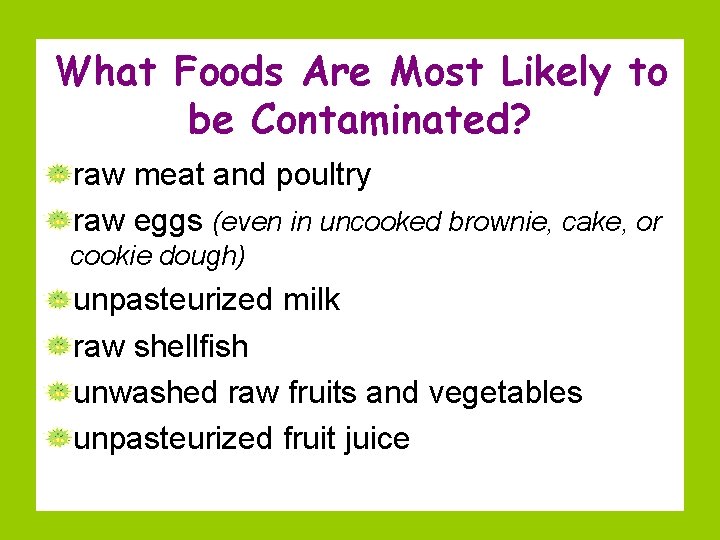What is Foodborne Illness Foodborne Illness AKA foodborne