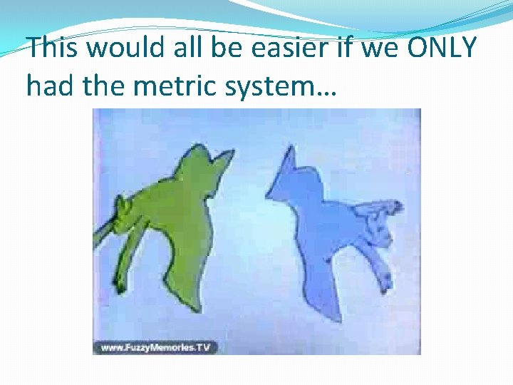 This would all be easier if we ONLY had the metric system… 