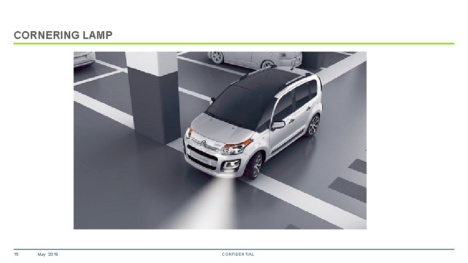 CORNERING LAMP 19 May 2019 CONFIDENTIAL 