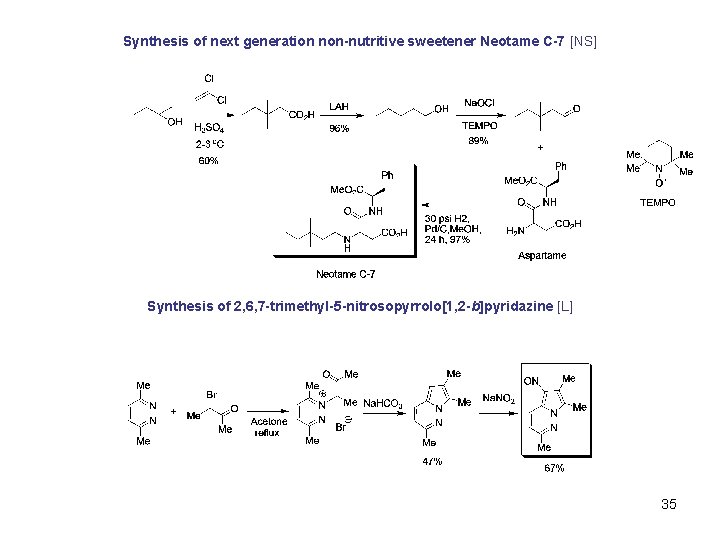 Synthesis of next generation non-nutritive sweetener Neotame C-7 [NS] Synthesis of 2, 6, 7