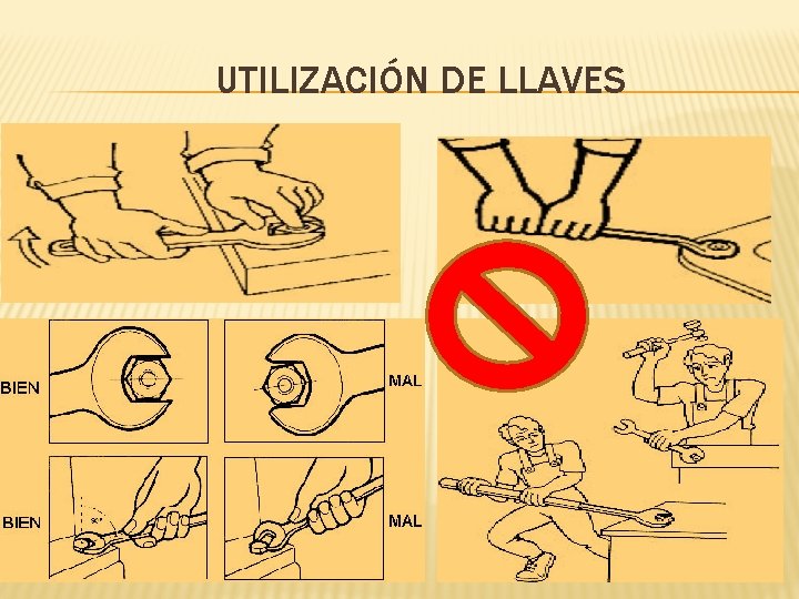 UTILIZACIÓN DE LLAVES 
