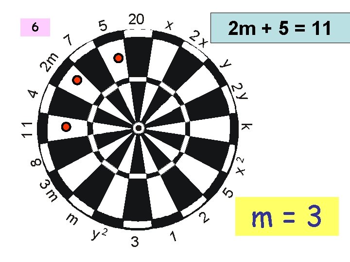 7 5 x 2 x 2 m + 5 = 11 y 2 m