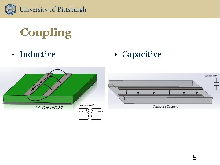 Coupling • Inductive • Capacitive 9 