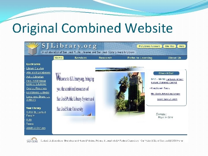 Original Combined Website 