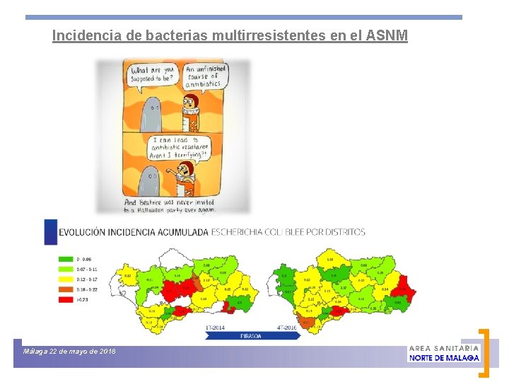 Incidencia de bacterias multirresistentes en el ASNM Málaga 22 de mayo de 2018 