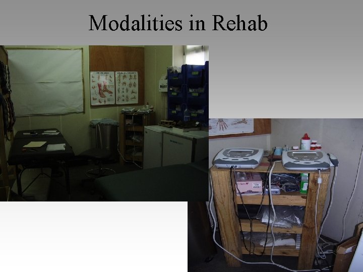 Modalities in Rehab 