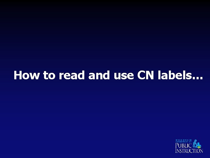 Processed Combination Foods CN Labels Review The Child