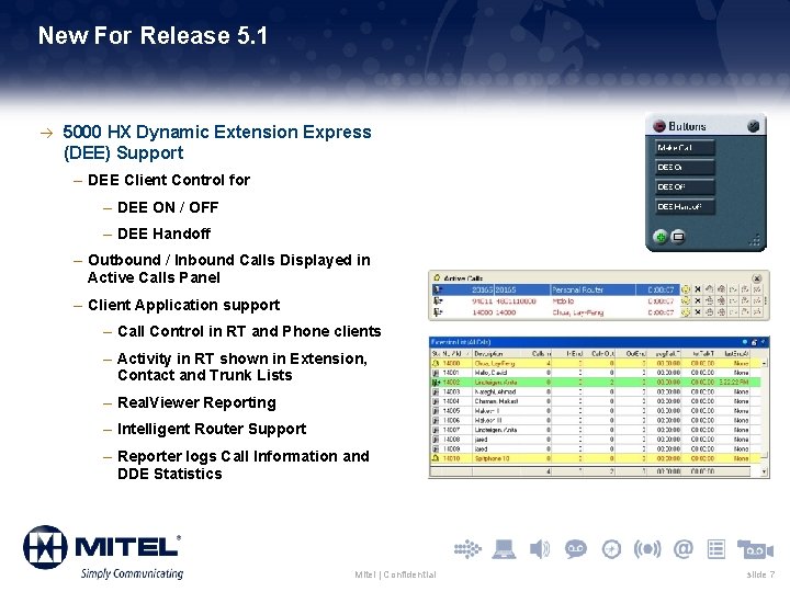 New For Release 5. 1 à 5000 HX Dynamic Extension Express (DEE) Support –