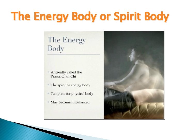 The Energy Body or Spirit Body 