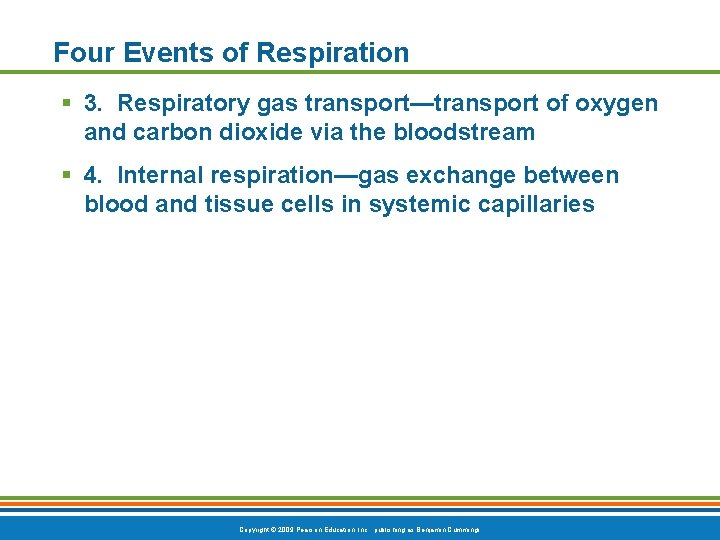 Four Events of Respiration § 3. Respiratory gas transport—transport of oxygen and carbon dioxide