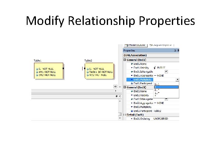 Modify Relationship Properties Modify Relationship Properties