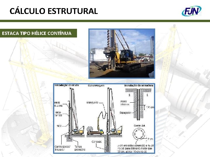 CÁLCULO ESTRUTURAL ESTACA TIPO HÉLICE CONTÍNUA 
