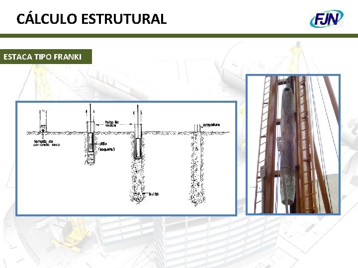 CÁLCULO ESTRUTURAL ESTACA TIPO FRANKI 