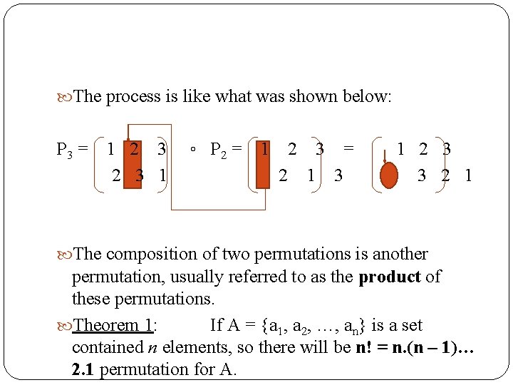  The process is like what was shown below: P 3 = 1 2