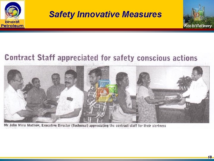 Safety Innovative Measures Kochi Refinery 18 