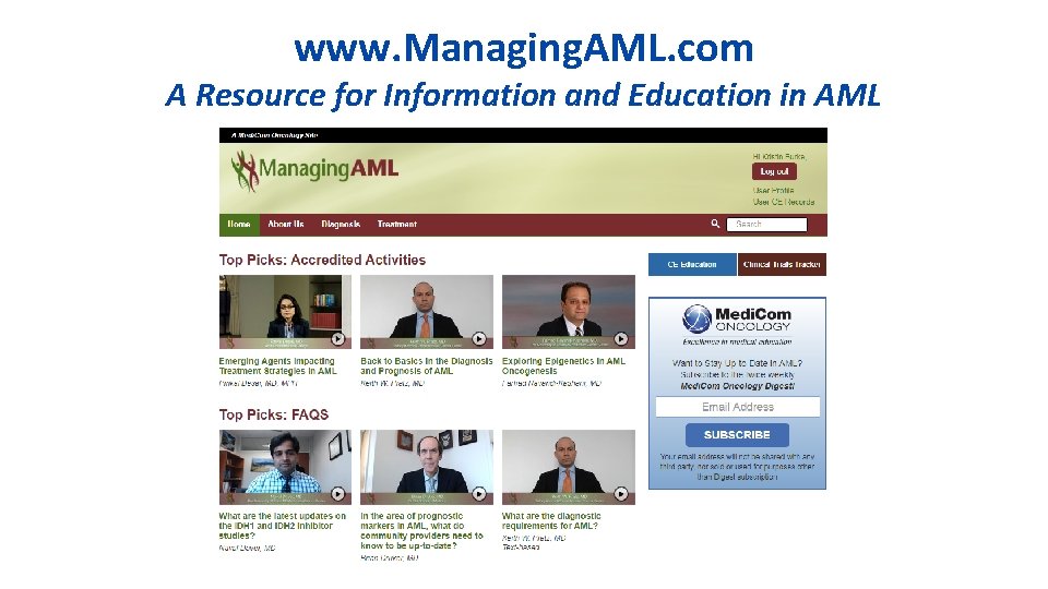 www. Managing. AML. com A Resource for Information and Education in AML 