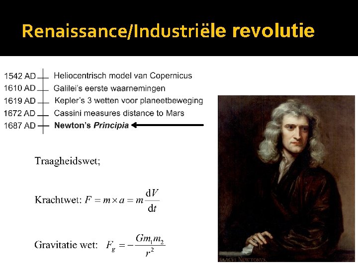 Renaissance/Industriële revolutie 