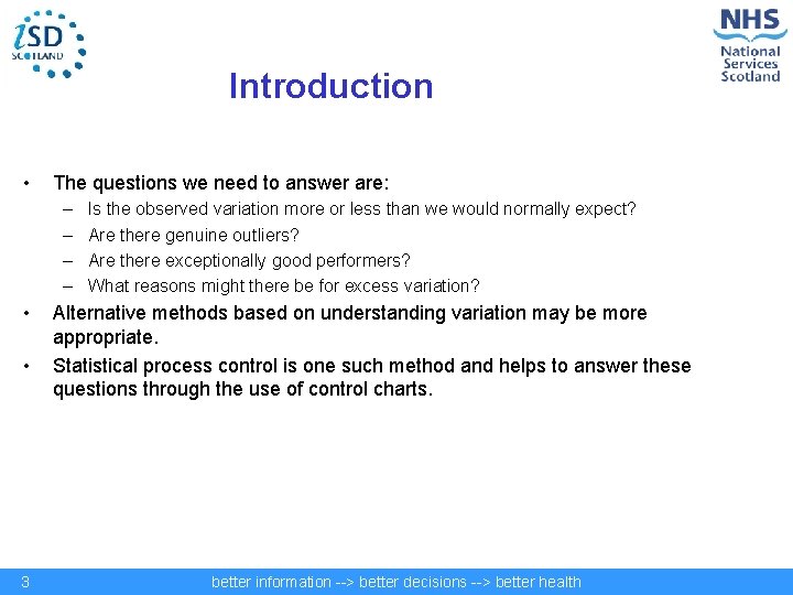 Introduction • The questions we need to answer are: – – • • 3