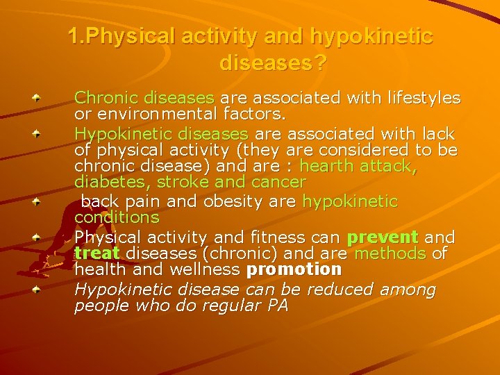 Chapter 4 The health benefits of physical activity