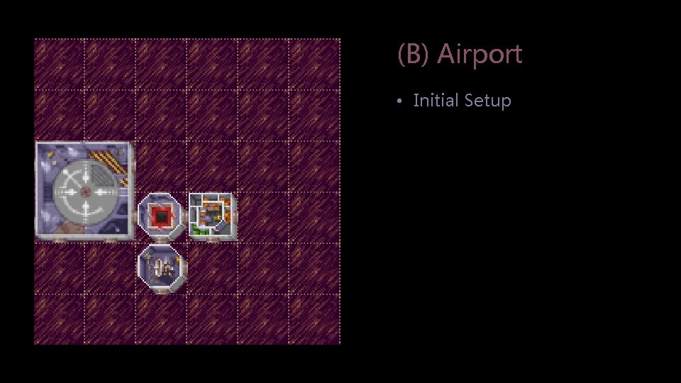 (B) Airport • Initial Setup 
