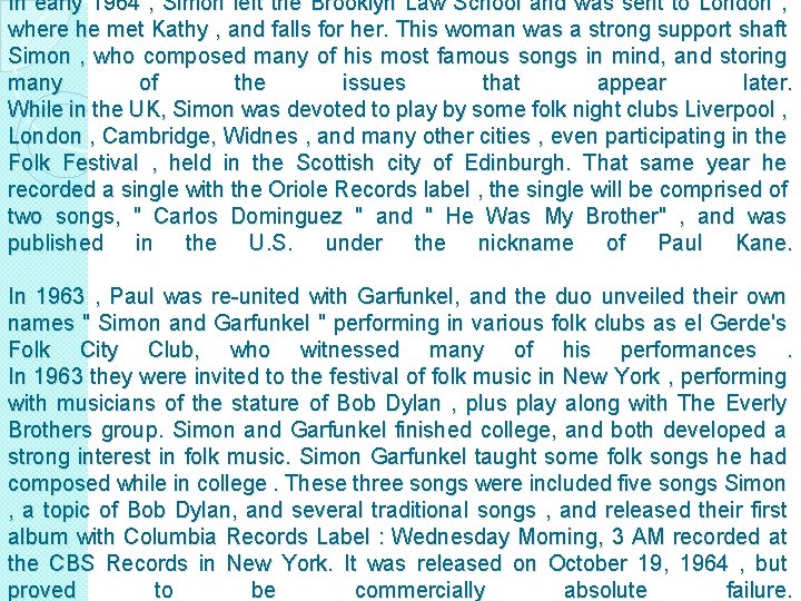 In early 1964 , Simon left the Brooklyn Law School and was sent to