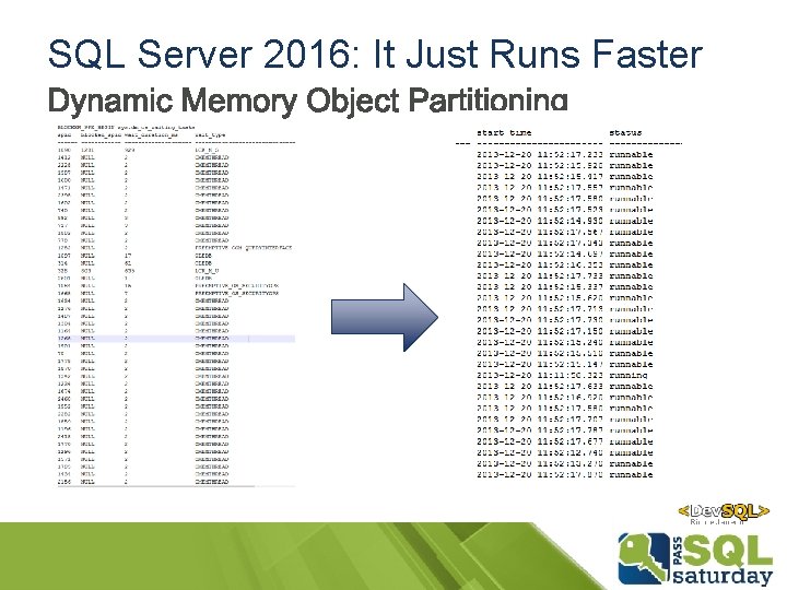 SQL Server 2016: It Just Runs Faster SQL Server 2016: It Just Runs Faster